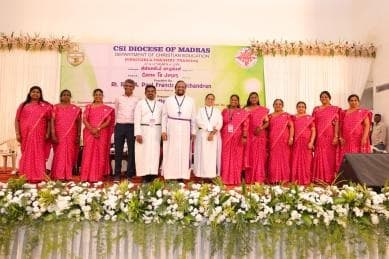 CED Volunteers with Bishop