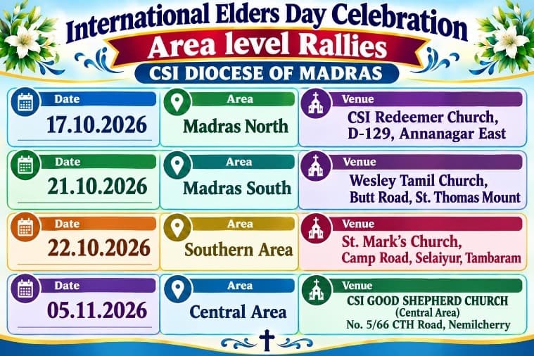 International Elders Day Celebration: Area level Rallies